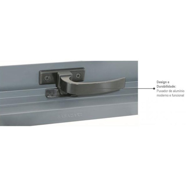 Encontraproduto.com.br - Janela de Aço Maxim-Ar Silenfort com Grade Elo 1 Folha 60x80x8 - Sasazaki