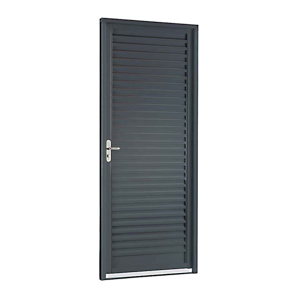 Encontraproduto.com.br - Porta Sasazaki 217X87X12Cm Abrir Belfort Veneziana 66313751 - Esquerda - Aço
