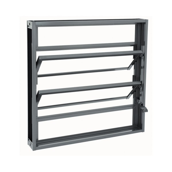 Encontraproduto.com.br - Janela de Aço Basculante Silenfort com 2 Báscula 60x60x8 - Sasazaki