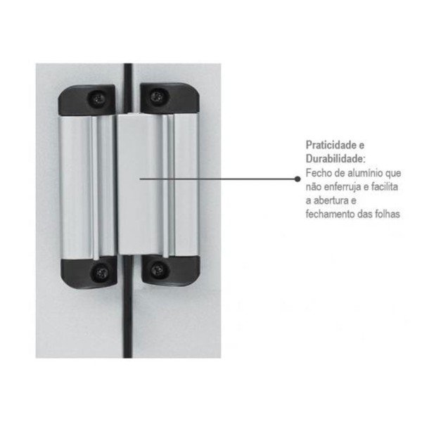 Encontraproduto.com.br - Janela De Correr Aço Branco Grade Quadriculada 4 Folhas 100x200x12 Prátika Sasazaki