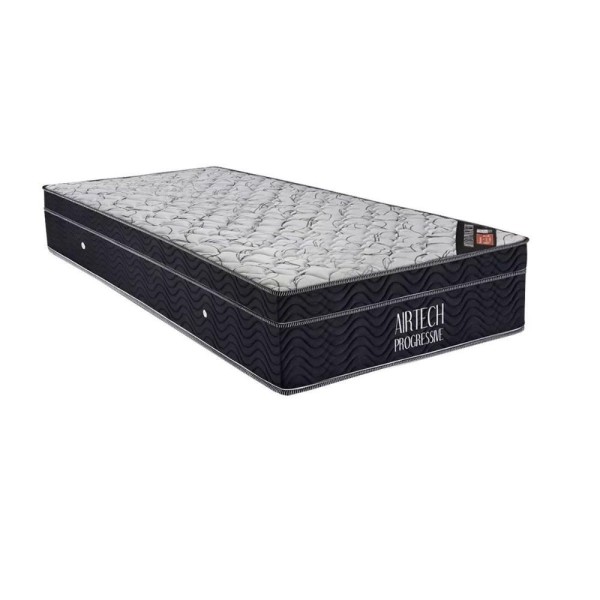 Encontraproduto.com.br - Colchão Solteiro Molas Bonnel Nanolastic Fort Airtech Progressive Ortopillow (88x188x29) - Ortobom
