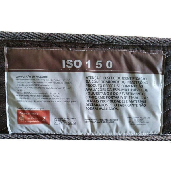 Encontraproduto.com.br - Colchão Queen D45 - Ep - Anatômico Iso 150 Ortopillow (158x198x28) - Ortobom