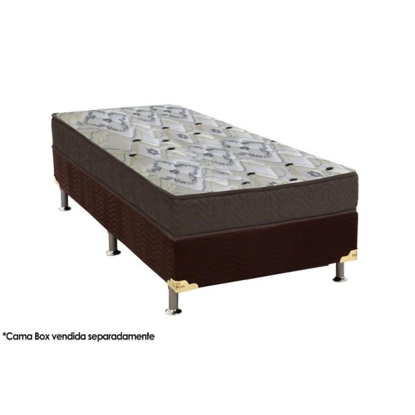 Encontraproduto.com.br - Colchão Solteiro Ortobom Espuma D45 88 x 188 x 18 cm Marrom