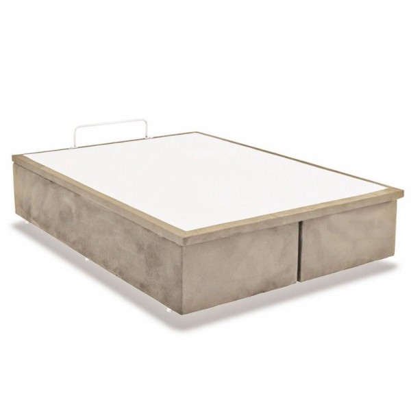 Encontraproduto.com.br - Cama Box Baú Queen Universal Suede Clean (158x198x35) - Ortobom