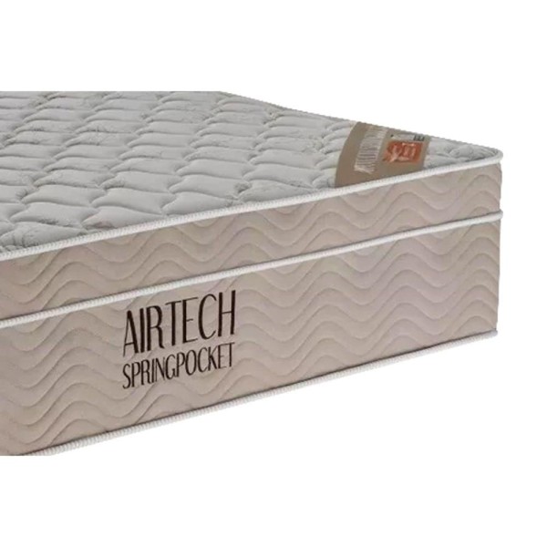 Encontraproduto.com.br - Colchão Viúva Molas Ensacadas Superpocket Airtech Spring Ortopillow (128x188x30) - Ortobom