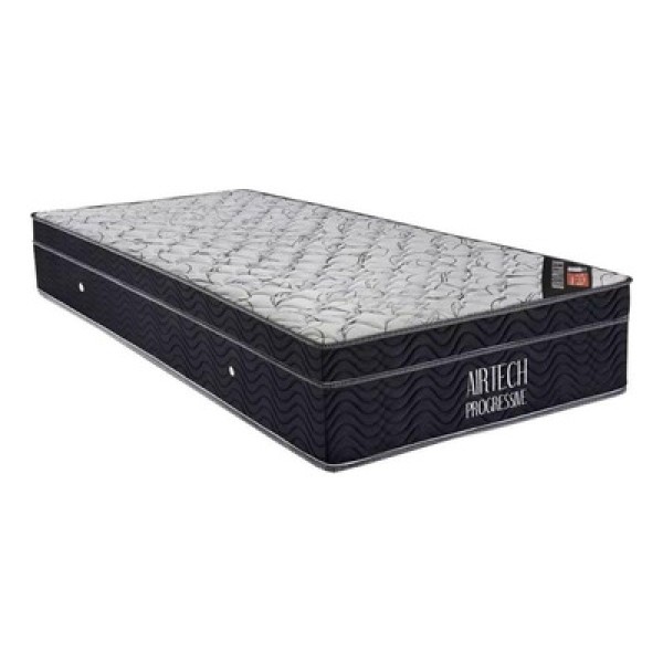 Encontraproduto.com.br - Colchão Solteiro Molas Bonnel Nanolastic Fort Airtech Progressive Ortopillow (88x188x29) - Ortobom