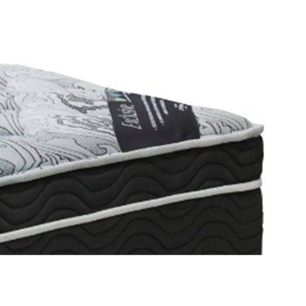 Encontraproduto.com.br - Conjunto Box Baú Casal: Colchão Molas Ortobom Nanolastic Exclusive + Base CRC Suede Gray(138x188)