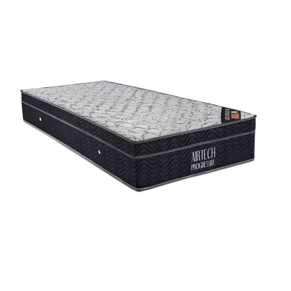 Encontraproduto.com.br - Colchão Solteiro Molas Bonnel Nanolastic Fort Airtech Progressive Ortopillow (88x188x29) - Ortobom