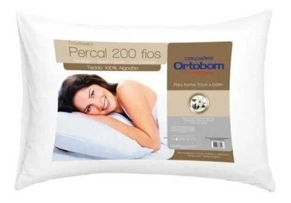 Encontraproduto.com.br - Travesseiro Percal 200 fios