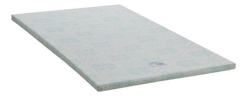 Colchonete Solteiro Ortobom D20 Physical 88x188x4 Branco/Azul