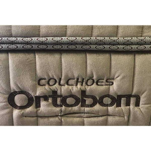 Encontraproduto.com.br - Cama Box Baú Solteiro: Colchão Molas Ensacadas Ortobom Superpocket Gold Visco Ultragel Pilow Touch + Base Crc Suede Clean(88x188)