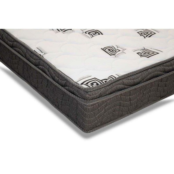 Encontraproduto.com.br - Cama Box Queen: Colchão Espuma D45 Ortobom Light Saúde Ortopilow + Base CRC Suede Black(158x198)
