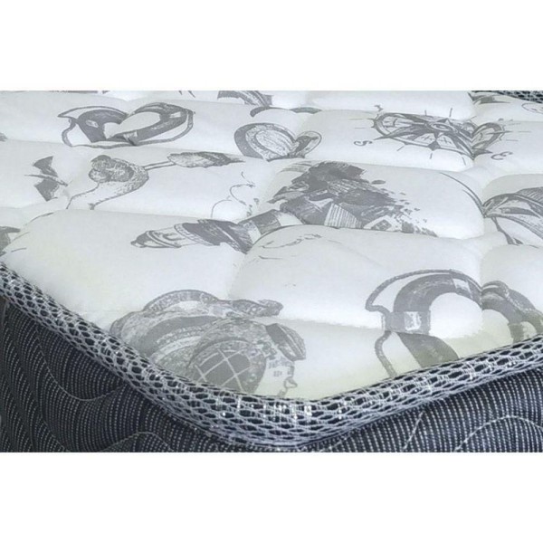 Encontraproduto.com.br - Cama Box Queen: Colchão Ortopédico Ortobom D33/Ep Fort Tech Iso 100 + Base Brown(158X198)