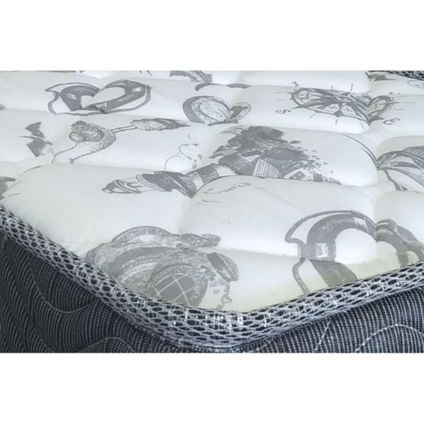 Cama Box Queen: Colchão Espuma Ortobom D33/Ep Fort Tech Iso 100 + Base Crc Courano White(158X198)