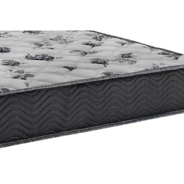 Encontraproduto.com.br - Cama Box Viúva: Colchão Anatômico Ortobom D33/Ep Fort Tech Iso 100 + Base Crc Suede Black(128X188)