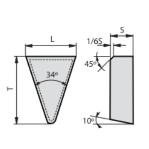 Encontraproduto.com.br - Pastilha De Solda Est Metal Duro - Tipo Sms G8 - Classe K10