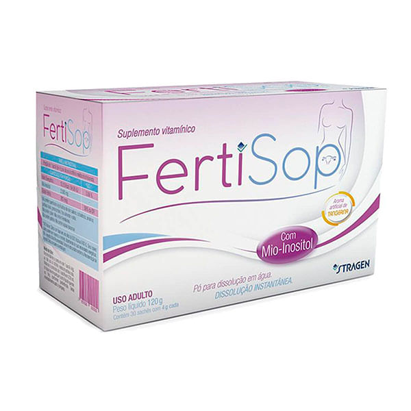 Encontraproduto.com.br - Fertisop 30 Sachês com 4G