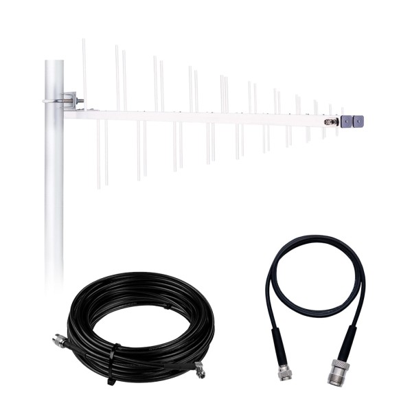 Antena Celular Fullband com Cabo Coaxial 15 metros para Modem 4G com Wi-Fi