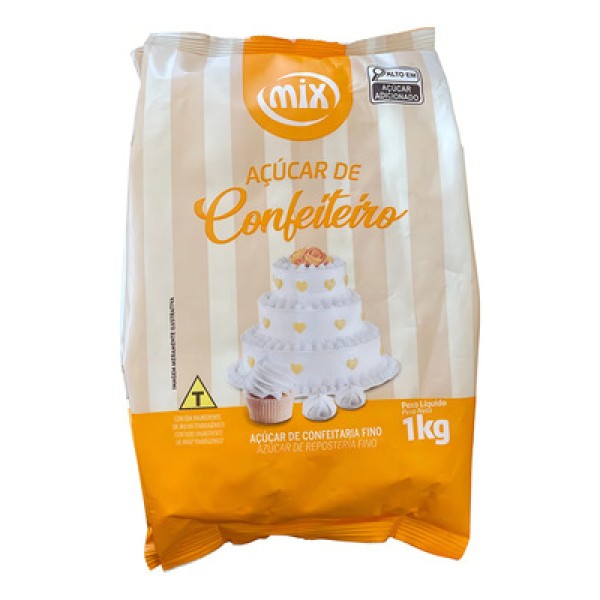 Encontraproduto.com.br - Açúcar de Confeiteiro Fino 1kg MIX