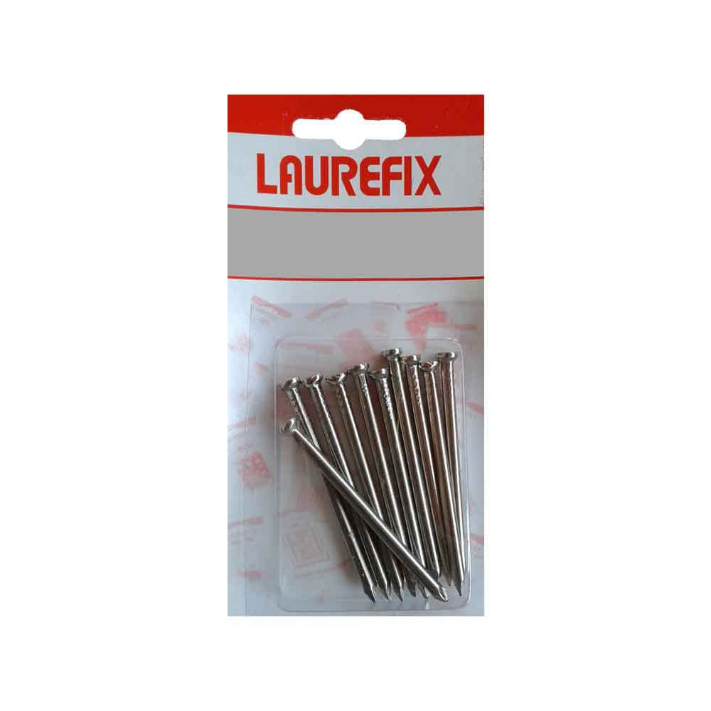 Prego de aço carbono 10x10mm 30 unidades Laurefix