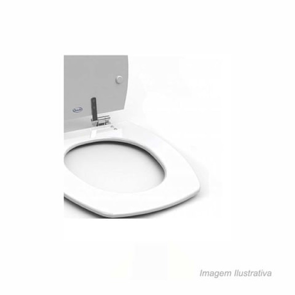 Assento sanitário thema em poliéster incolor - tomdo