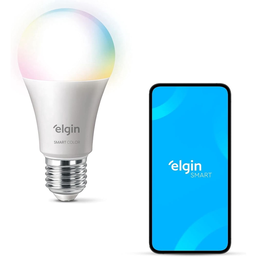 Encontraproduto.com.br - Lampada LED SMART Color Bulbo A60 10W Bivolt
