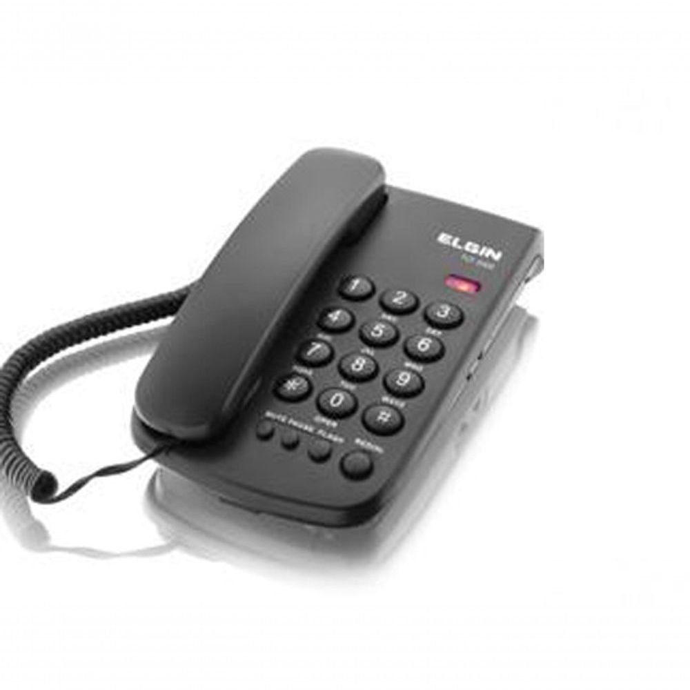 Encontraproduto.com.br - Telefone Mesa TCF2000 Preto ELGIN