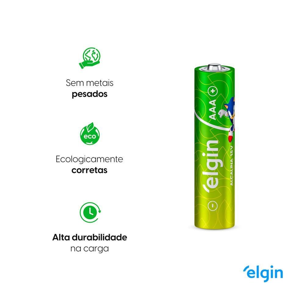 Encontraproduto.com.br - Pilha Alcalina AAA 82155 Elgin