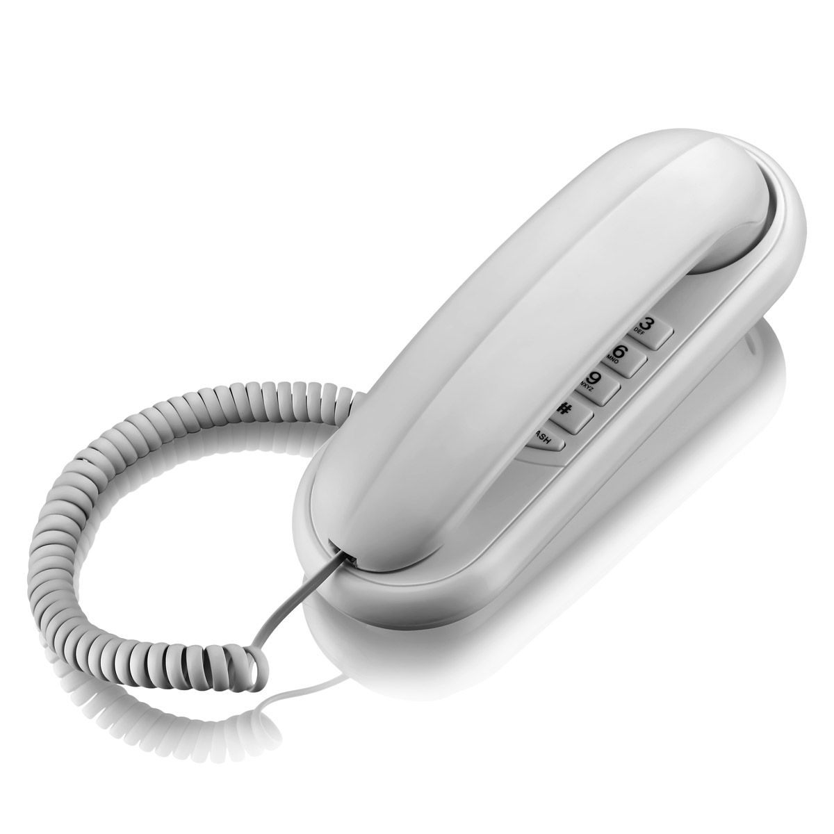 Encontraproduto.com.br - Telefone Gôndola Tcf 1000 Branco Compatível Com Centrais Públicas E Pabx - Função Flash E Redial