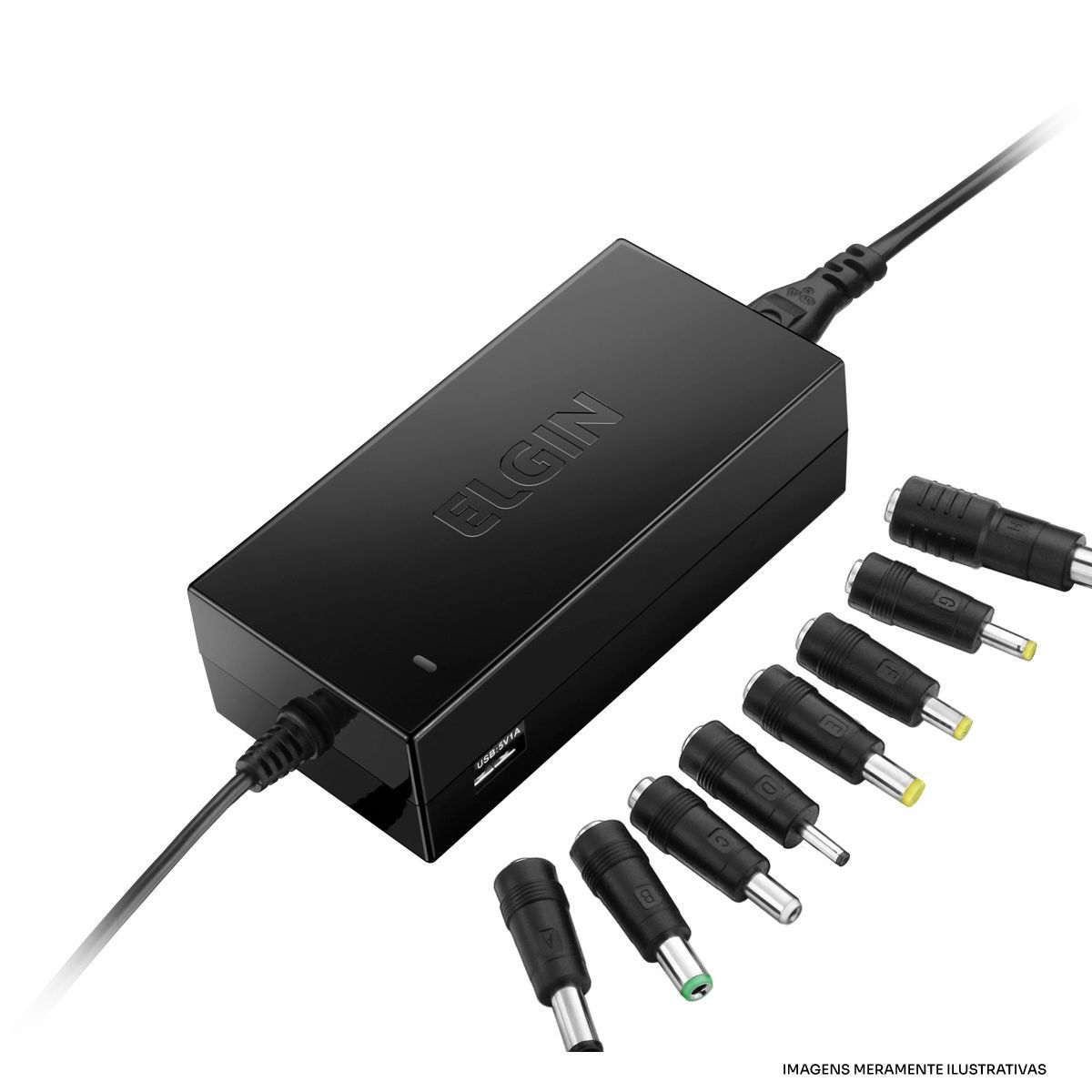 Encontraproduto.com.br - Fonte Elgin Universal para Notebook 90 W