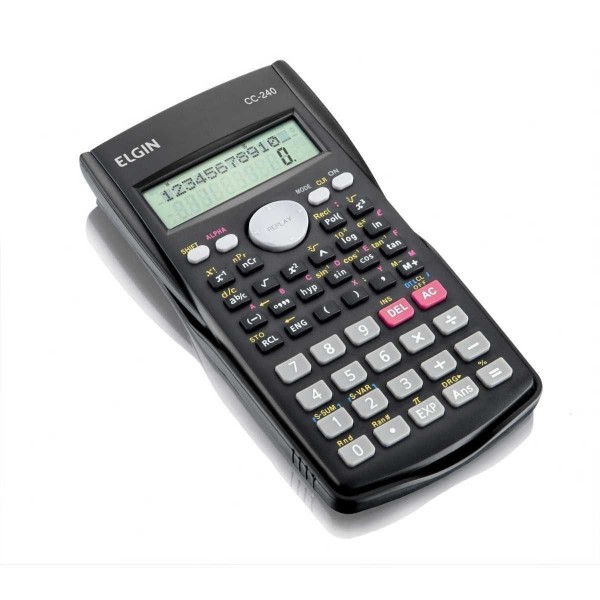 Encontraproduto.com.br - Calculadora Cientifica 240 Funções Cc240 Preta