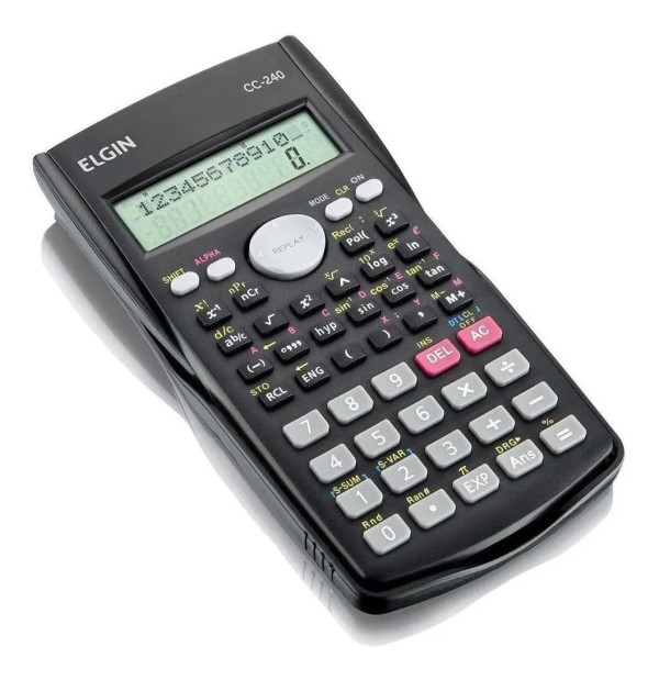 Encontraproduto.com.br - Calculadora Cientifica 240 Funções Cc240 Preta