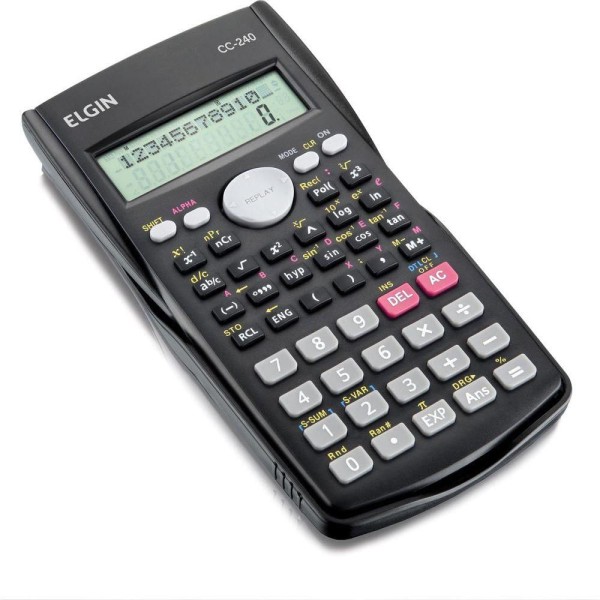 Encontraproduto.com.br - Calculadora Cientifica 240 Funções Cc240 Preta