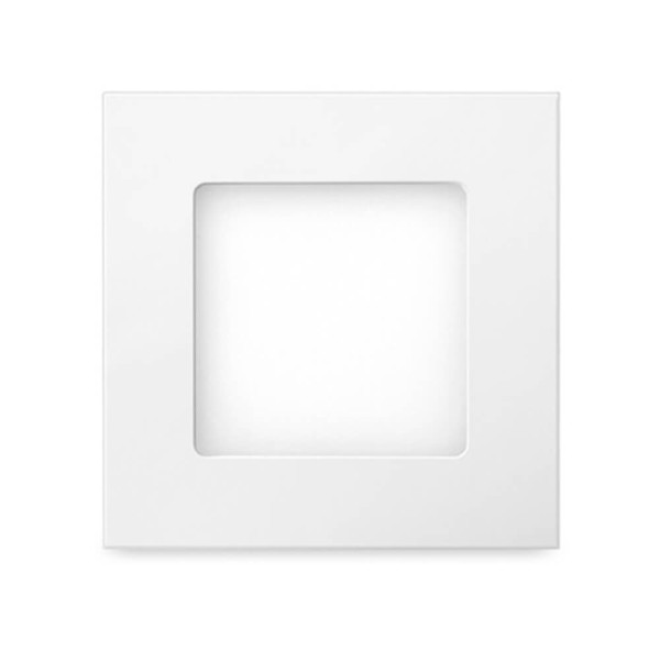 Encontraproduto.com.br - Luminaria Led Br Embutir  6W Quadrado. 6500K  Bivolt Elgin
