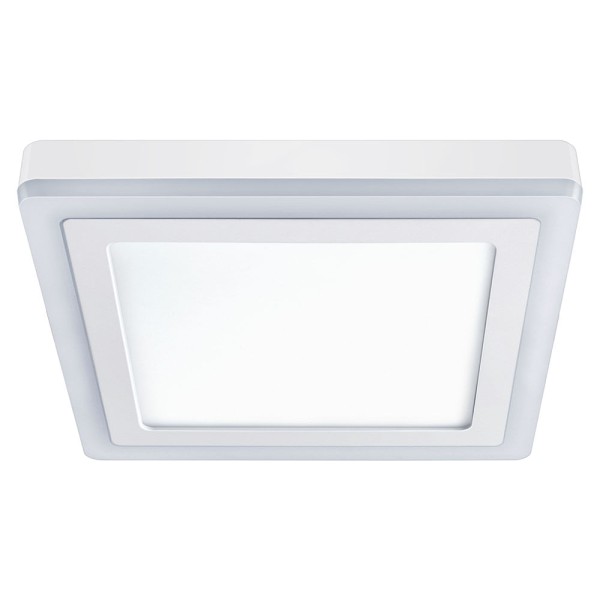 Encontraproduto.com.br - Luminária LED Quadrada de Sobrepor com 3 Estágios 18w+6w 6500k+6500k 48D186WSQB00 Elgin