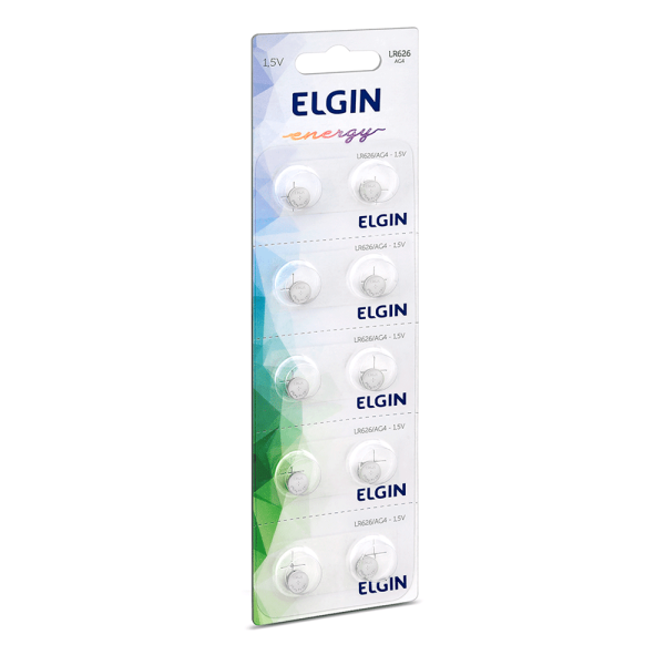 Bateria Elgin Alcalinha LR626 1,5V | 2 Unidades