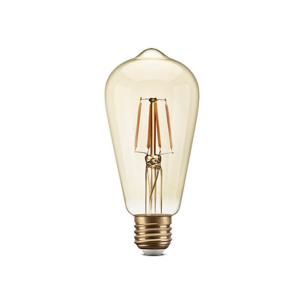 Encontraproduto.com.br - Lâmpada Filamento Led Retrô Vintage Âmbar St64 Elgin