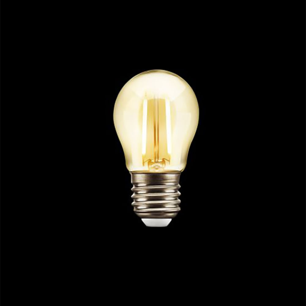 Encontraproduto.com.br - Lâmpada Led Elgin Filamento Vintage Bolinha G45 E27 Bivolt
