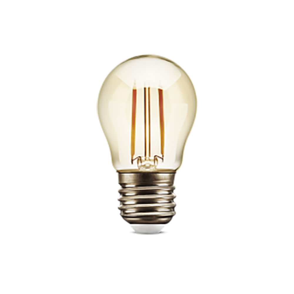 Encontraproduto.com.br - Lâmpada Led Elgin Filamento Vintage Bolinha G45 E27 Bivolt