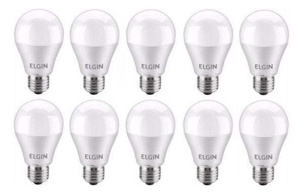 Lampada Bulbo LED A60 9W Bivolt 6500K Branca Fria