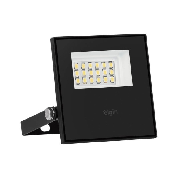 Encontraproduto.com.br - Refletor Led Elgin 30W Projetor Preto Bivolt