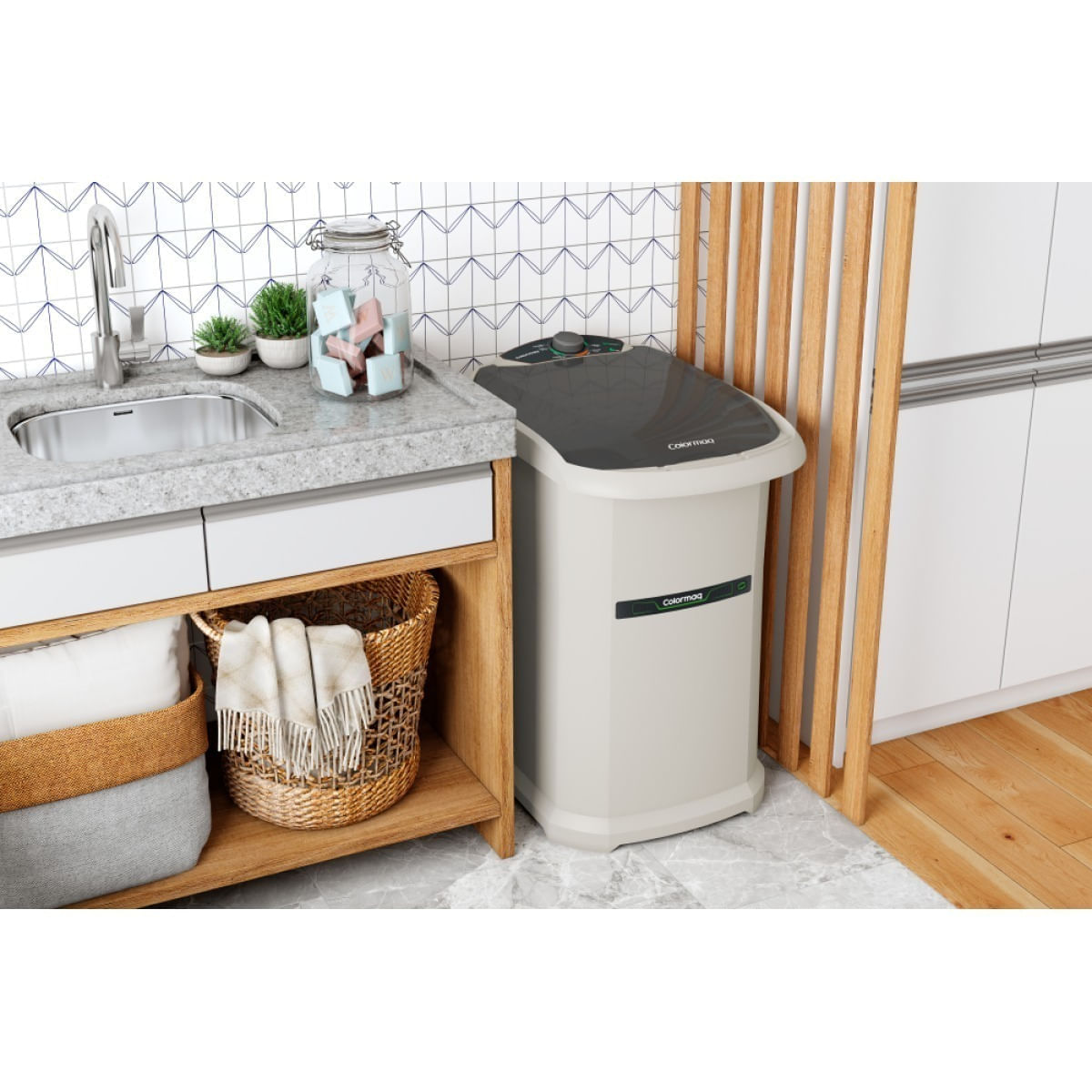 Encontraproduto.com.br - Tanquinho Colormaq 6kg Branco
