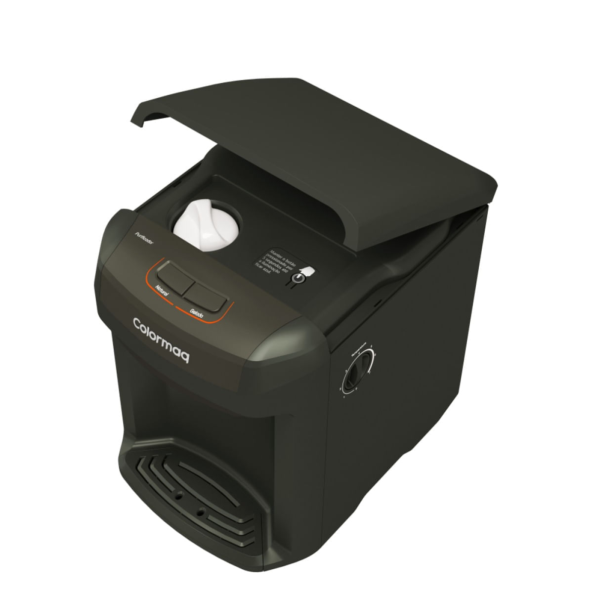 Encontraproduto.com.br - Purificador de Água Eletrônico Colormaq Acqua Grafite Bivolt