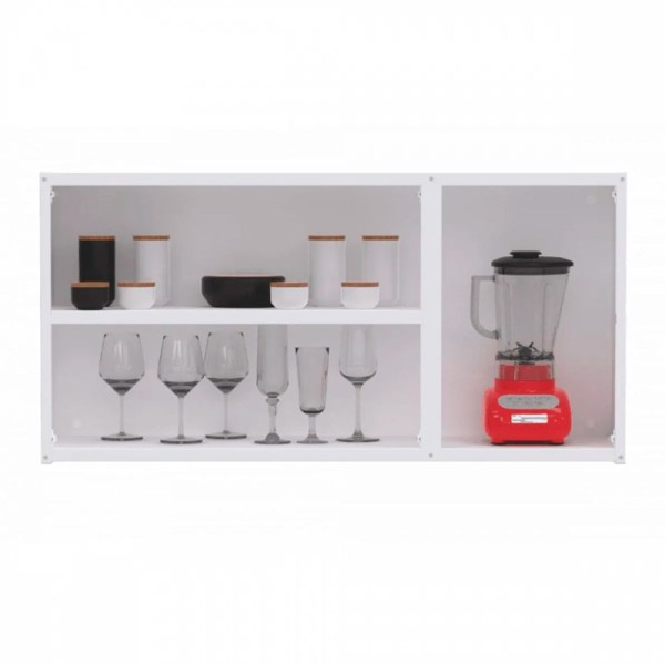 Encontraproduto.com.br - Armário de Cozinha Aéreo Colormaq Firenze com 3 Portas Branco