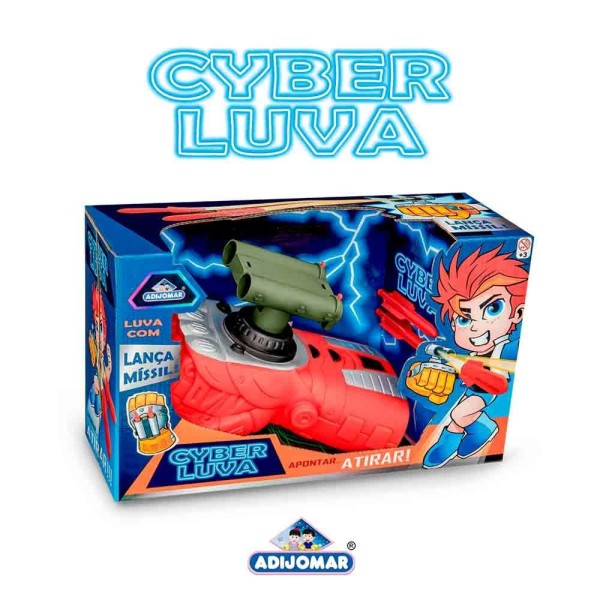 Encontraproduto.com.br - Luva Lançador De Dardos Missil Cyber Luva Adijomar