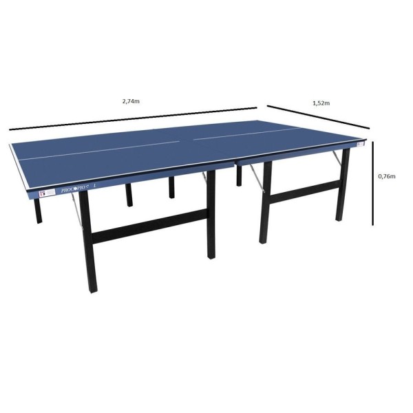 Encontraproduto.com.br - Mesa De Ping Pong Dobrável 15Mm Com 2 Raquetes 3 Bolinhas Procópio