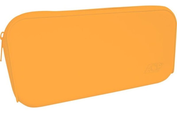 Estojo de Silicone Retangular Laranja - Acp