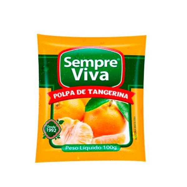 Encontraproduto.com.br - Polpa Sempre Viva Tangerina 100g