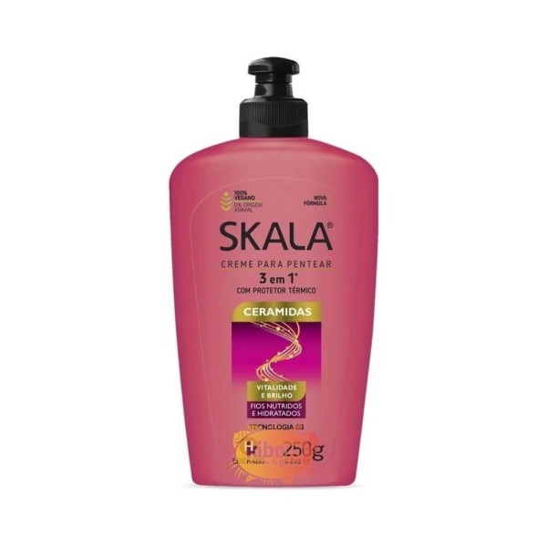 Encontraproduto.com.br - Creme para Pentear Brilho Impecável Ceramidas G3* 250g Skala