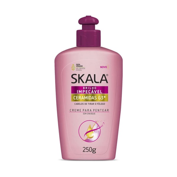 Encontraproduto.com.br - Creme para Pentear Brilho Impecável Ceramidas G3* 250g Skala